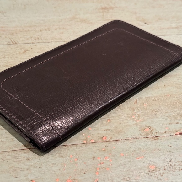 Louis Vuitton Porte Valeurs Cartes Brazza Black Pebbled Leather Wallet - Picture 9 of 11